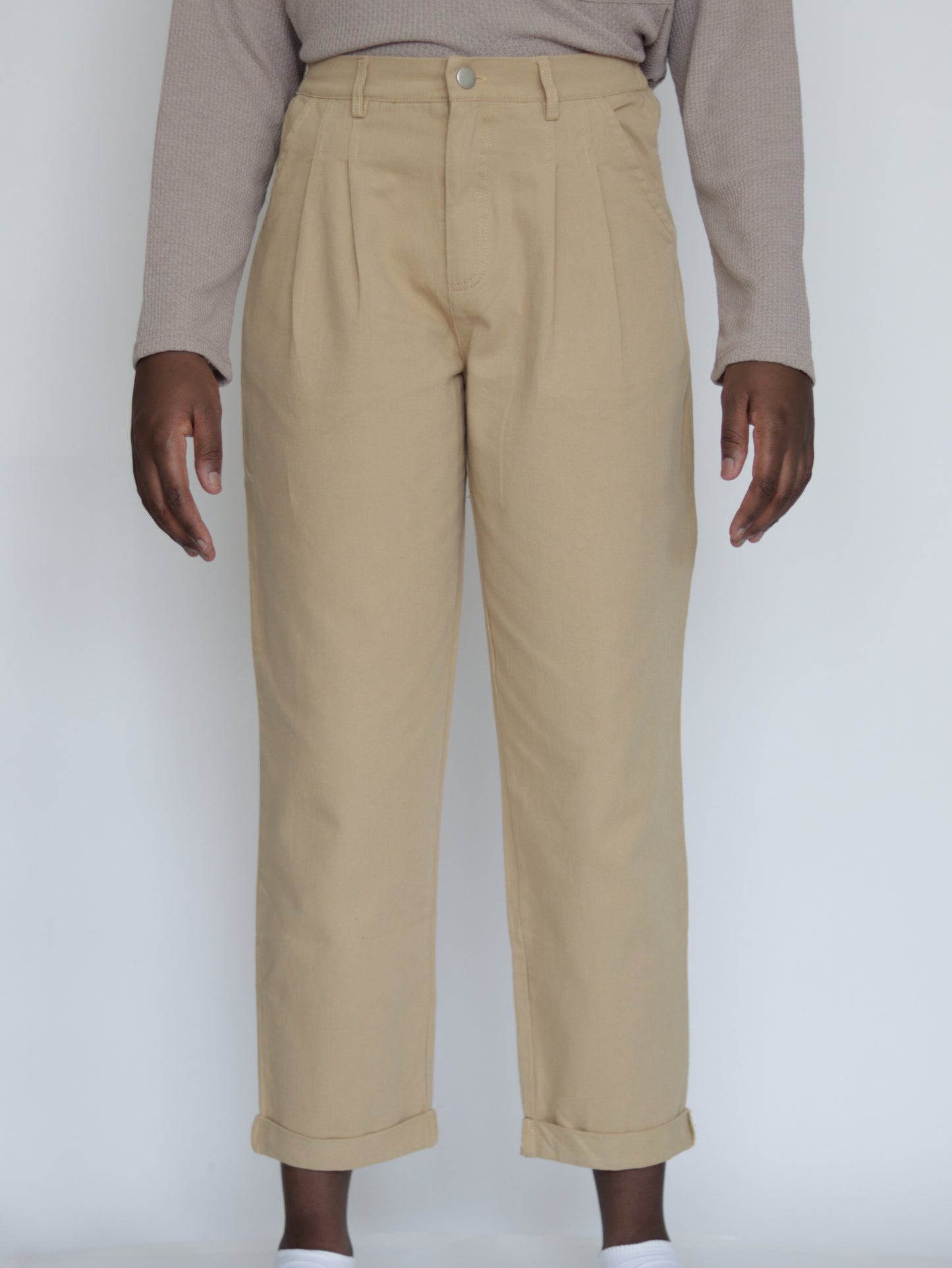 100% Cotton pants - Khaki