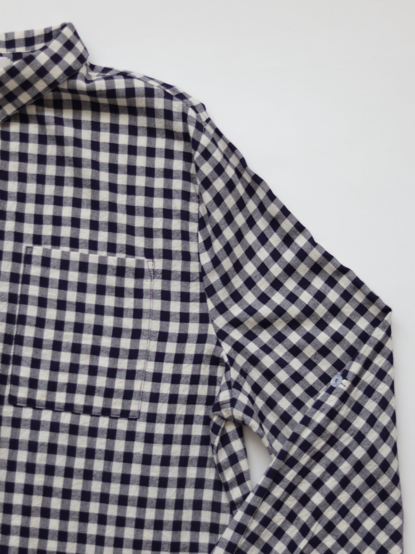 Cotton tunic shirt - Gingham