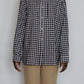 Cotton tunic shirt - Gingham