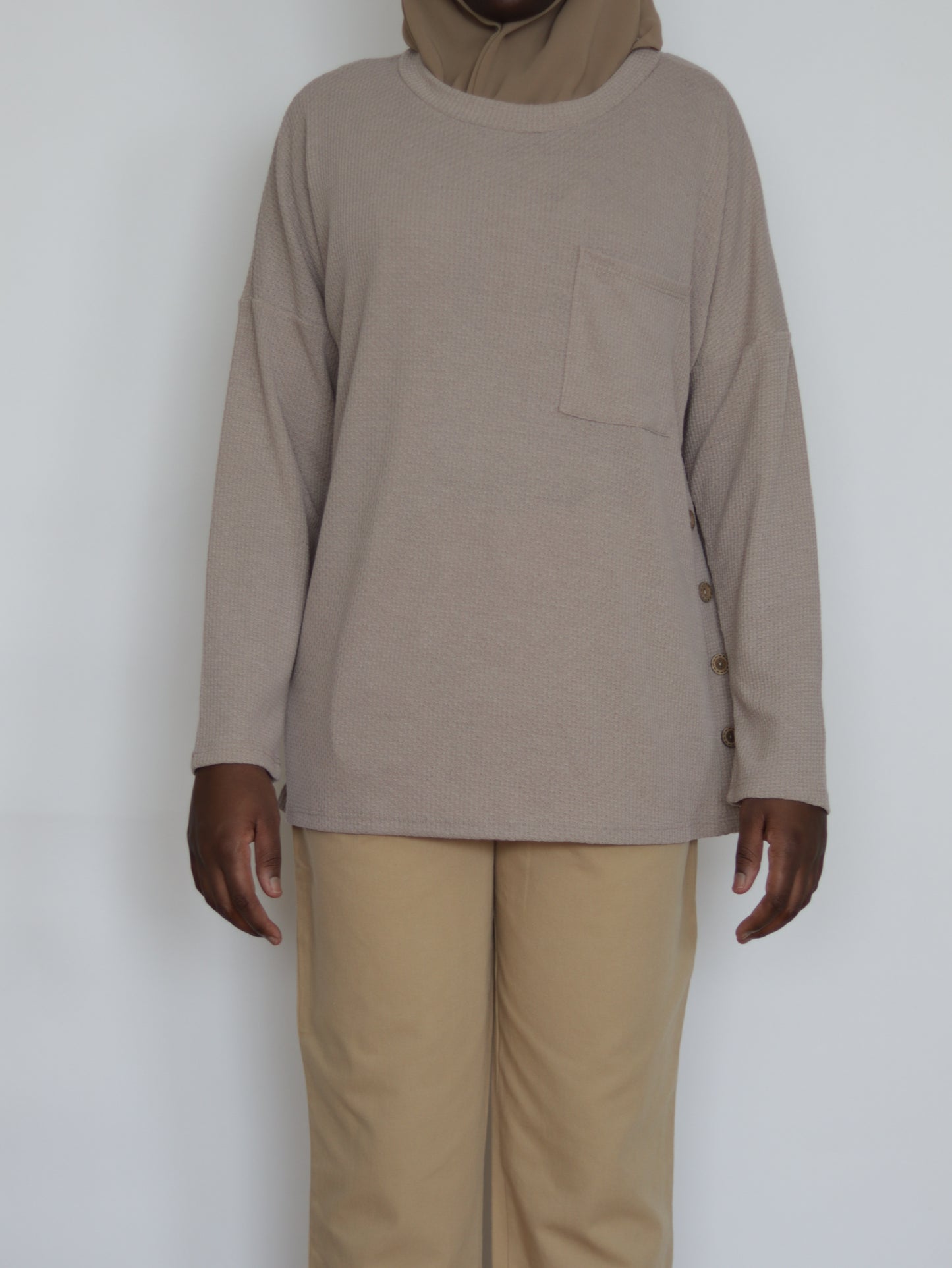 Sweater tunic - Taupe