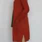 Long open cardigan - Rust