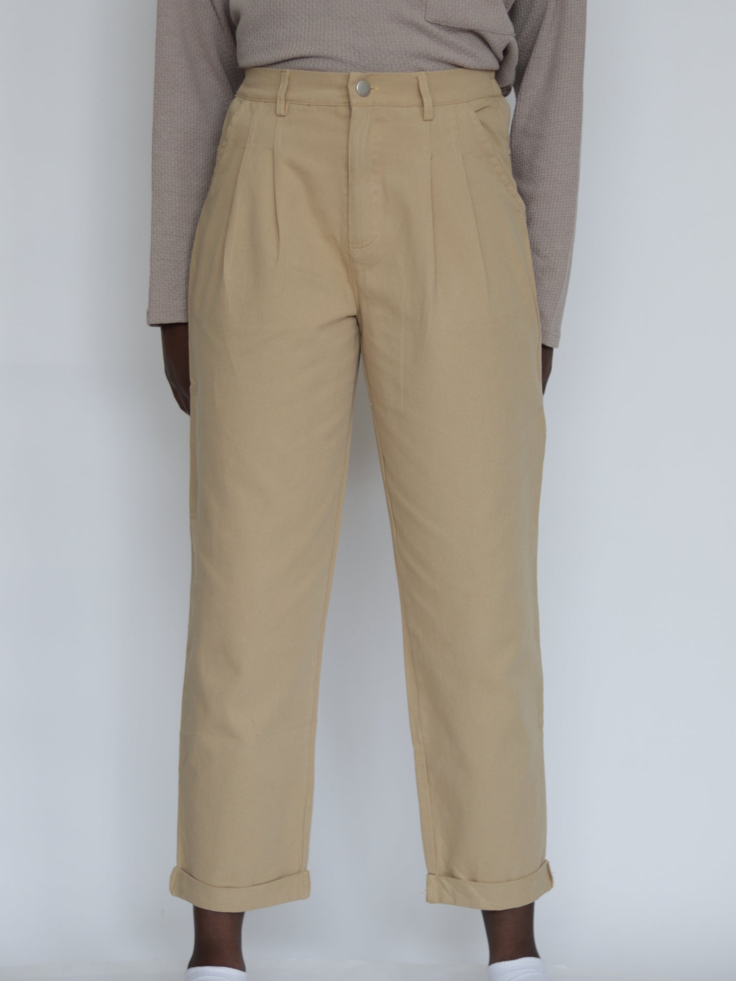 100% Cotton pants - Khaki