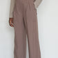 Wide-leg trousers - Brown